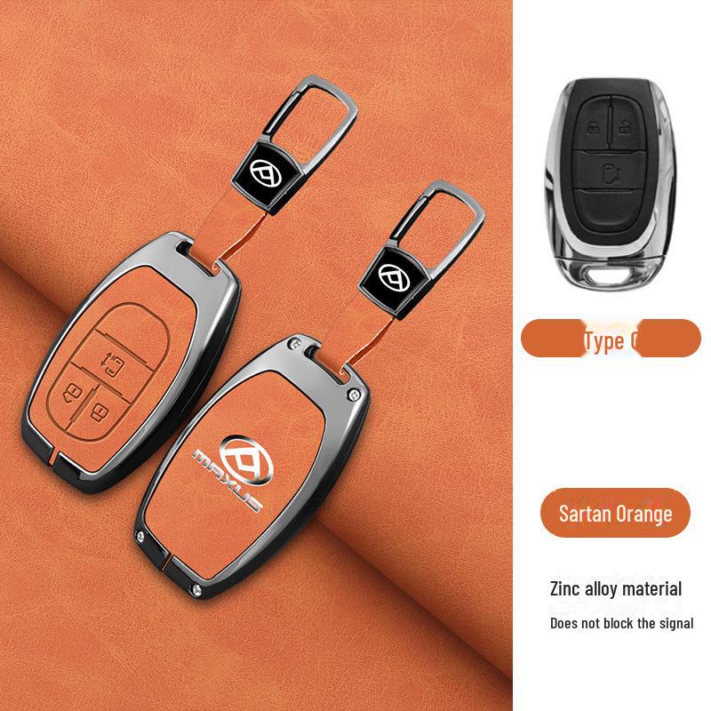 Чехол для женского ключа SAIC Maxus D90 для автомобиля Maxus G50 2019, высококачественный металлический корпус с пряжкой.