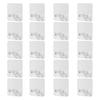 10/20Pcs Wall Mounted Storage Hooks Cord Holder Transparent Easy To Install Adhesive Cable Management Hanger Hooks