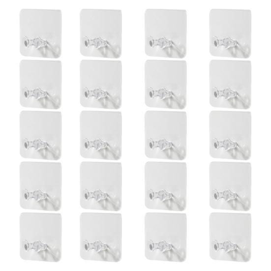 10/20 шт. настенные крючки для хранения, держатели для шнура, прозрачные, легко устанавливаемые, самоклеящиеся крючки для укладки кабеля