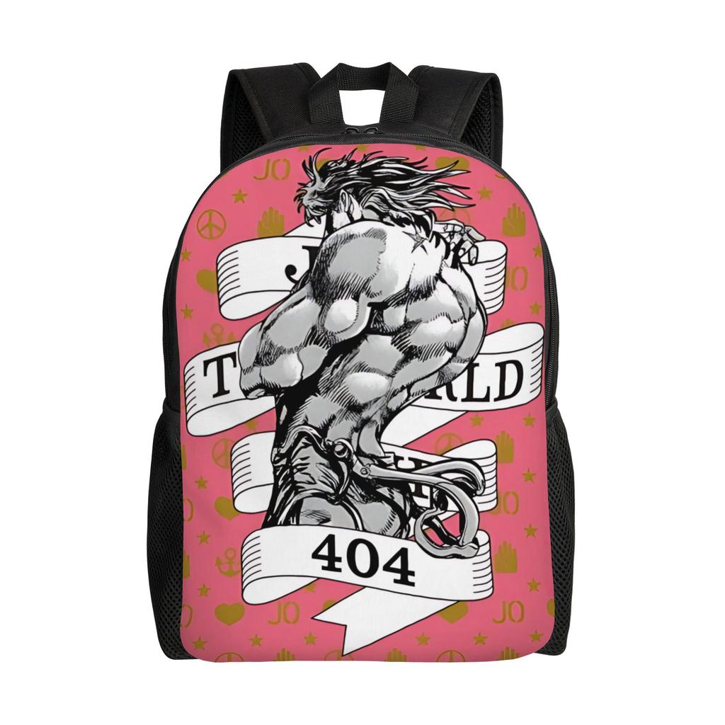 Рюкзак Jojo's Bizarre Adventure World ita-сумка JOJO аниме mochila Двойного назначения Школьный Большая вместимость Rucksack