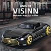 1:32-дюймовая литая модель суперкара Mercedes Benz AMG Vision GT из сплава. Коллекционная модель для хобби, сувенирный подарок для друга.