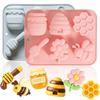 6 Options Chocolate Dessert Mold Bee Theme Baking Mould Mousse Cake Mold  Homemade Candy