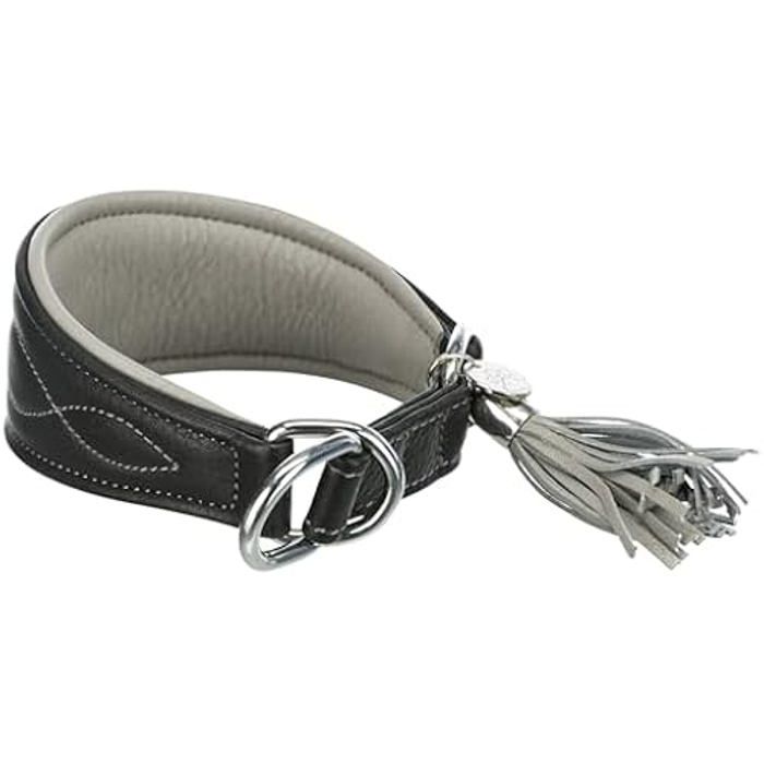 Dog Collar - TRIXIE - Model 18960 - Size XS - Neck Circumference 21 To 26 Cm - Width 40 Mm - Black