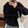 Navava Casual Cable Knit Long Sleeve Hooded Sweater Nk2419