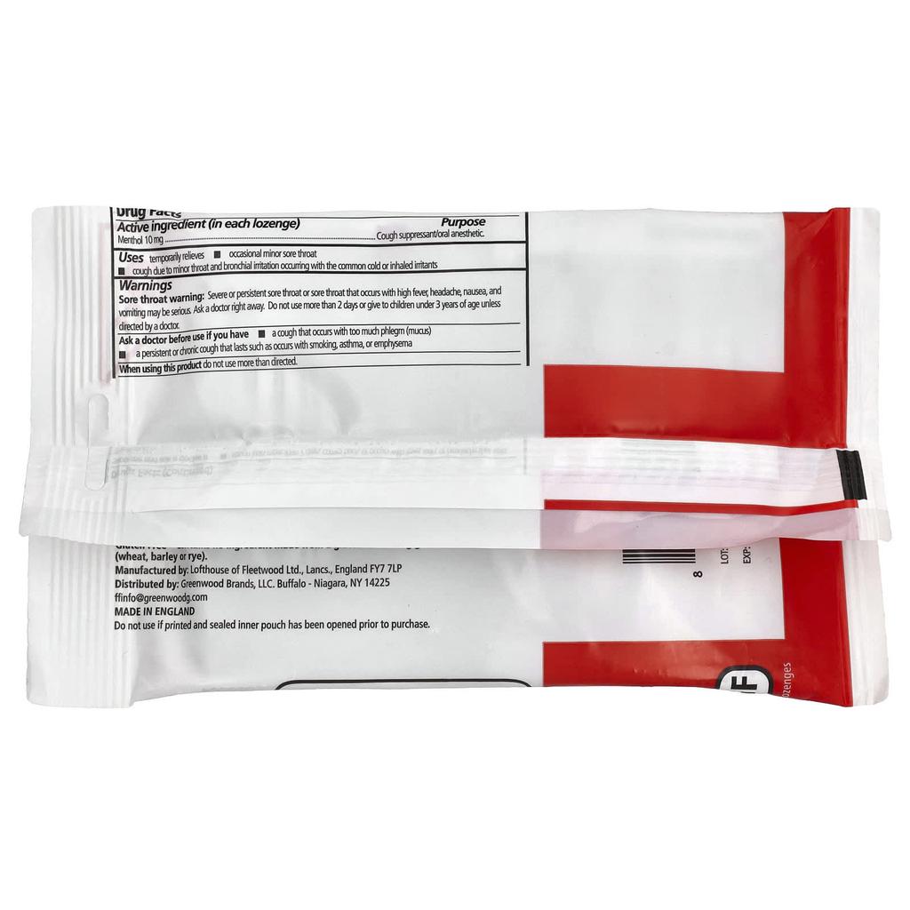 Fisherman's Friend, Ментоловые леденцы от кашля, Оригинальные Экстра Сильные, Леденцы 40 леденцов