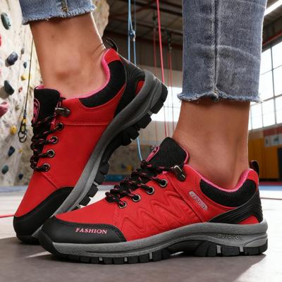 Женская повседневная обувь на платформе, нескользящая обувь для кемпинга, модная классическая цветовая гамма, весенняя обувь для хайкинга, кроссовки для женщин