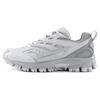 Leather Retro Casual Shock Absorbing Non-Slip Wear-Resistant Low-Top Running Shoes Unisex Running Shoes Light-Gray Dark-Gray S79044-6