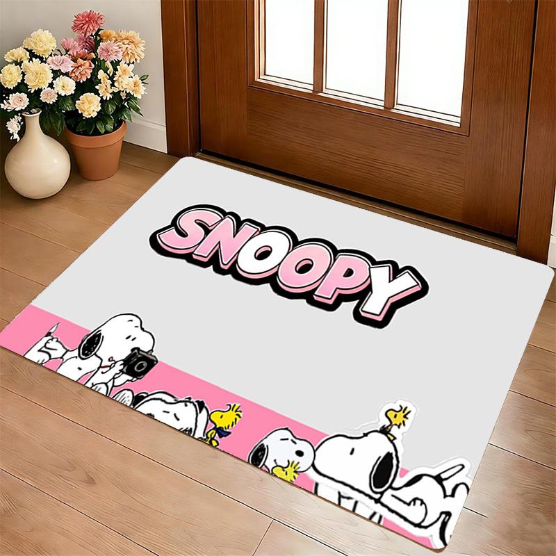 Snoopy Friends Living Room Nonslip Area Rug Soft Carpet For Bedroom Game Playroom Sofa Office Home Decor Doormat Christmas Gift C9291607