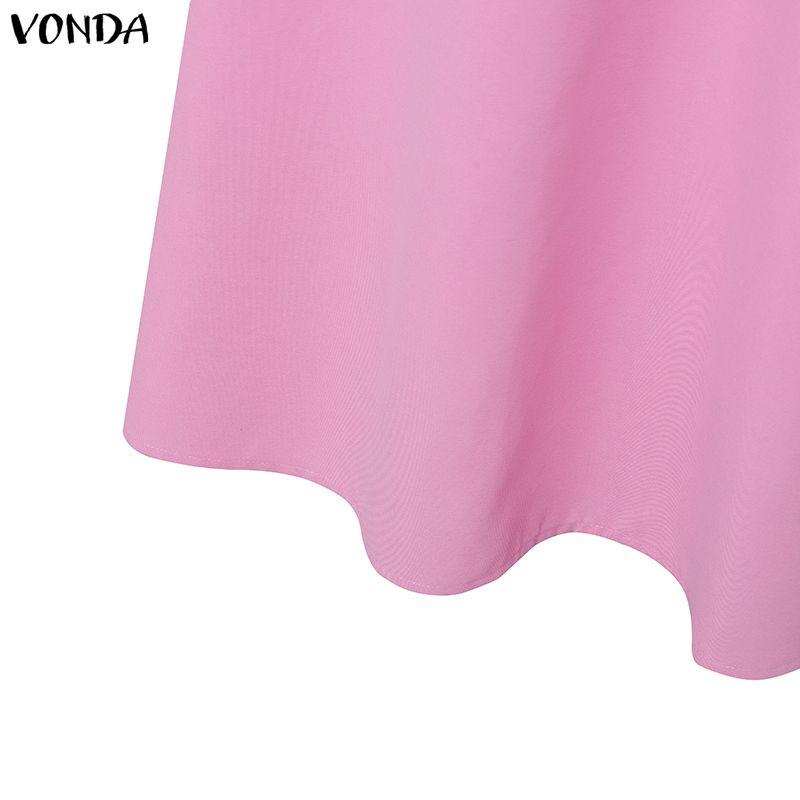 VONDA 2 шт. Женские блузки с длинным рукавом и юбки Повседневные элегантные комплекты из двух предметов