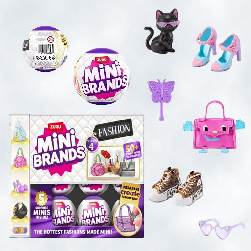 Серия мини-брендов Zuru Модная серия 4 - Коллекционная слепая коробка Капсула-сфера Модная сумка Обувь и аксессуары Детские игрушки