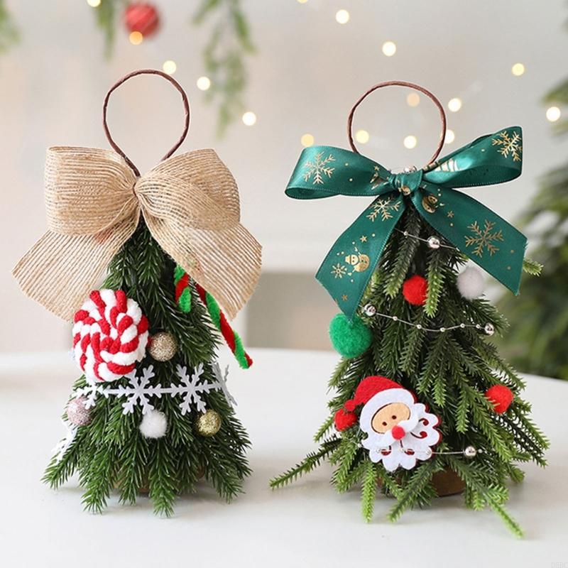 Convenient Festival Desktop Tree Colorful Ornament For Office Homes Decors