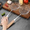 Stainless Steel Spiders Strainer Skimmer Heat Resistant Spoon with Wood Handle for Frying and Cooking Kitchen Utensils
