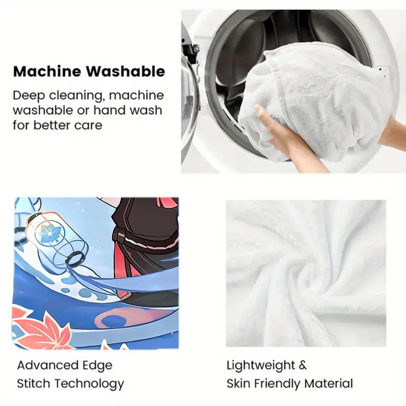 Kaedehara Kazuha 2D Flat Pattern Flannel Blanket High quality All Seasons Warmth and Comfort Perfect for Christmas Gifts.MMT0918205