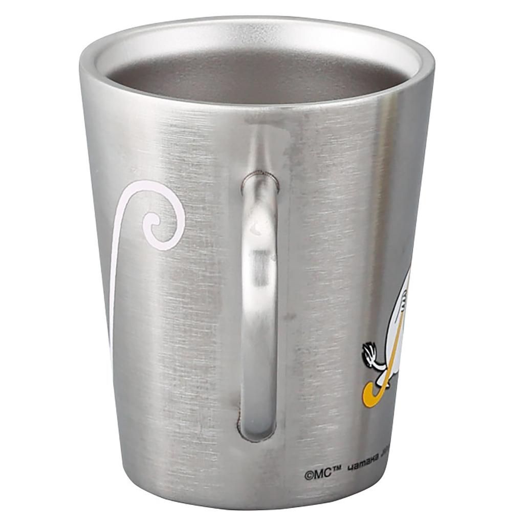 Муми-тролль Нержавеющая сталь Сохраняет тепло и охлаждает Диаметр 9 x Инициал День рождения Разное Сделано в Кружка, Термостойкий, медленно, Двустенный, 360 мл,