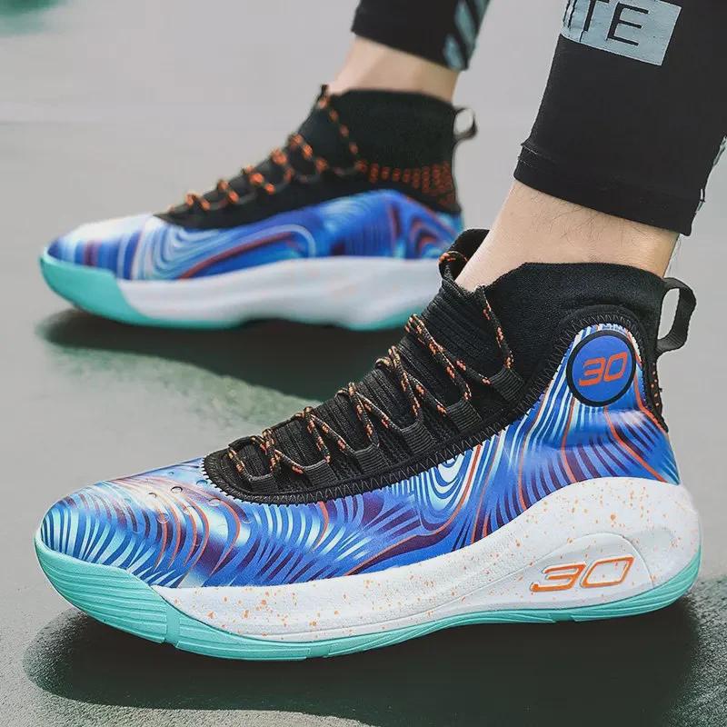 «Белые баскетбольные кроссовки для больших детей — кроссовки и армейские ботинки для мальчиков 12–15 лет»