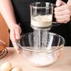 Прочный полуавтоматический просеиватель муки с легким нажатием для выпечки и кухонного использования - Подходит для семейных посиделок, Кухонные аксессуары