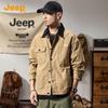 Jeep Men's Retro Cotton Workwear Jacket