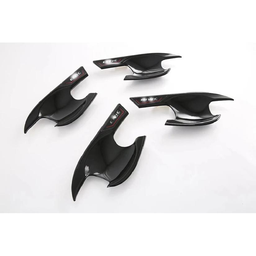 For Honda Civic Eleventh generation (FE/FL) - Car Accessories ABS Chrome Door Handle Bowl Cover Cup Cavity Trim