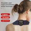 Интеллектуальный шейный массажер МИНИ импульсный массажер Мини портативный массажный стикер, китайский и английский стикер для массажа шеи