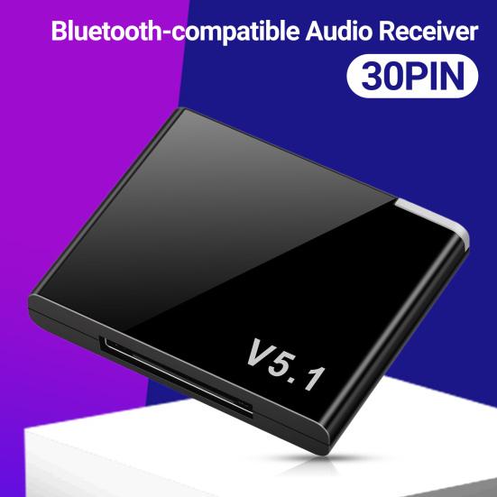 Аудиоприемник Quick Fidelity Plug Play Передача Высокий 30-контактный Bluetooth-совместимый 5.1 Музыкальный приемник
