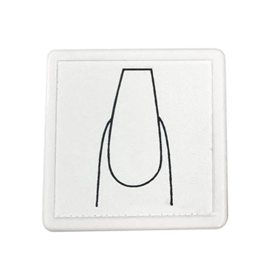 Yousheng Nail Seal Простая эксплуатация Недеформируемая DIY Арт Практика Квадратный тип Форма Шаблон акварели для маникюра