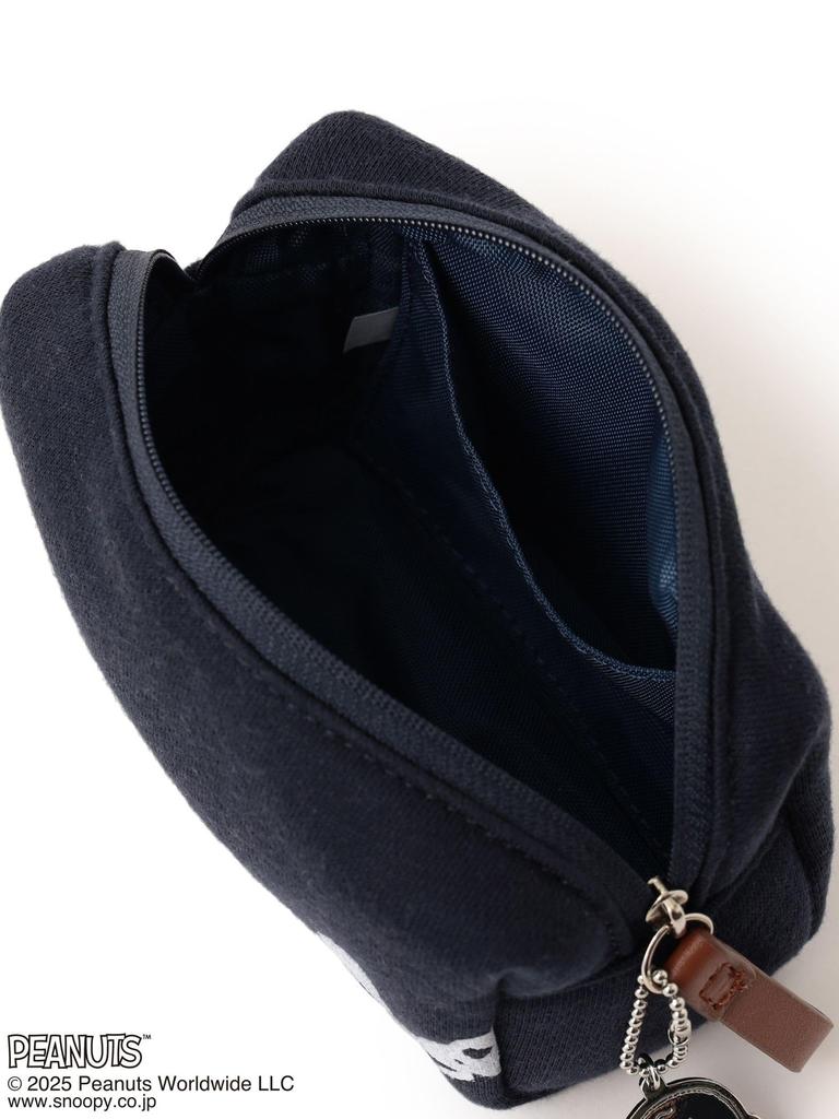 Beams Golf S/S Tee PEANUTS Charlie Brown Pouch Navy - 81040416699