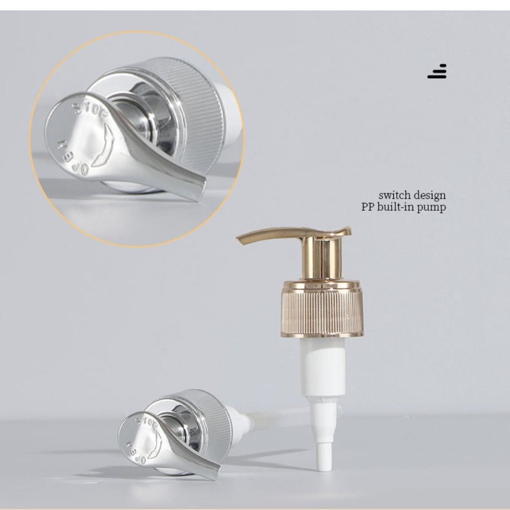 Soap bathroom Gold Chrome Plastic Bathroom Shampoo Bottle Body Wash Dispensers Hand Soap Dispensers