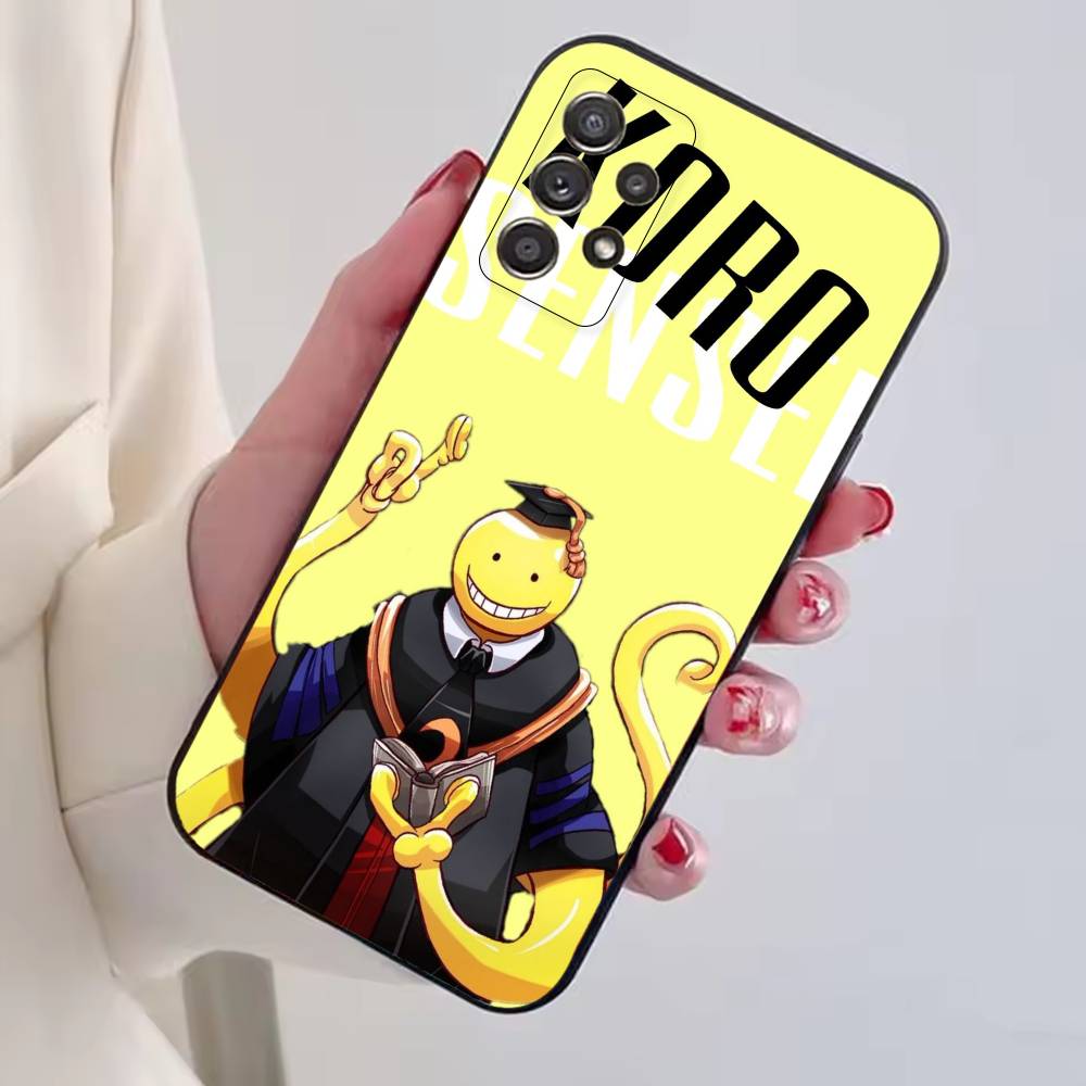 Чехол для телефона Аниме Убийство в Классе C для Samsung S25, S24, S21, S22, S23, S30, Ultra, S20, Plus, Fe, Мягкий Силиконовый Черный Чехол