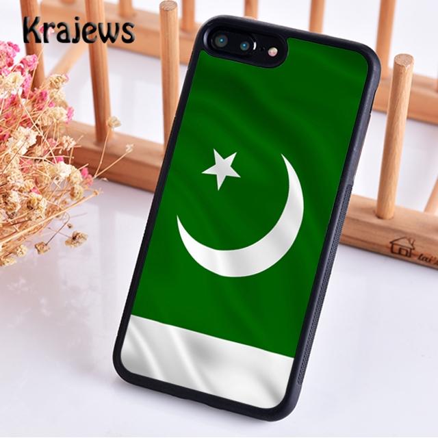 Чехол для телефона Krajews с национальным флагом Пакистана для iPhone 14 5 6s 7 8 plus X XR XS 11 12 13 pro max Samsung Galaxy S21 S22ultra