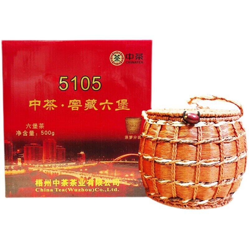 500г Hei Cha Baskets КИТАЙСКИЙ ЧАЙ ЧАЙ ЛЮ ПАО 5105 Wuzhou Liubao Темный чай