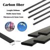 5 шт. Профилированный полосовой материал из углеродного волокна 0,3 мм 0,5 мм 0,6 мм 0,8 мм 1 мм x 500 мм для RC самолетов, квадрокоптеров, DIY