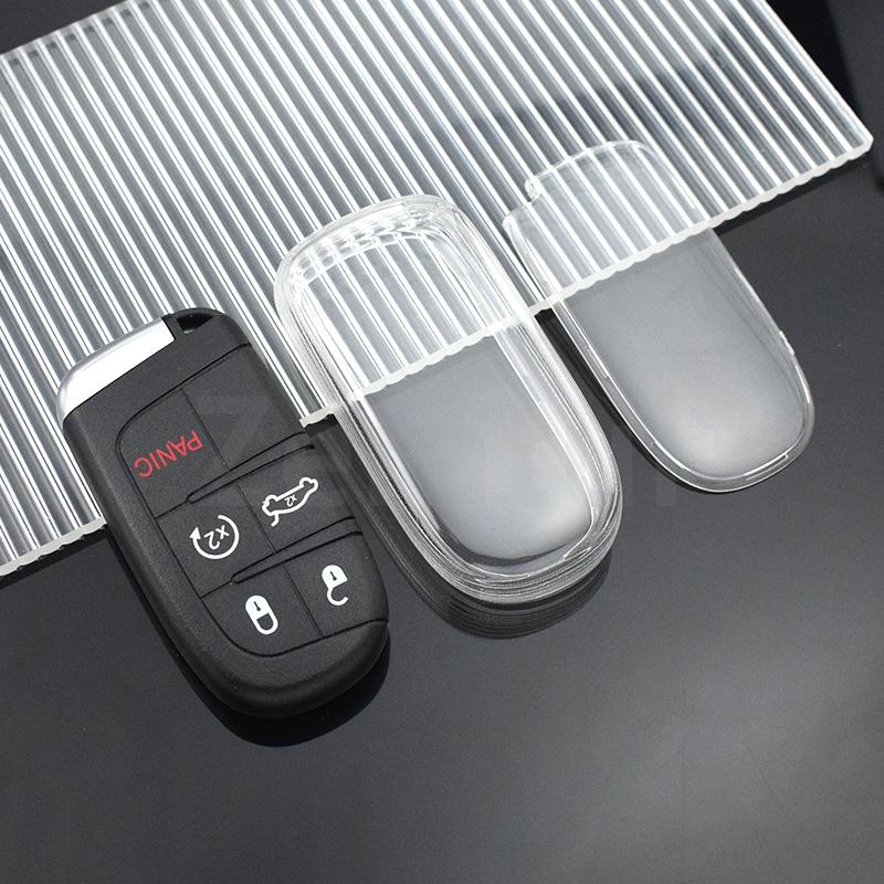 Transparent TPU for Jeep Renegade Compass Grand Cherokee for Chrysler 300C Wrangler Dodge Car Key Cover Case Fob Shell Holder Y4