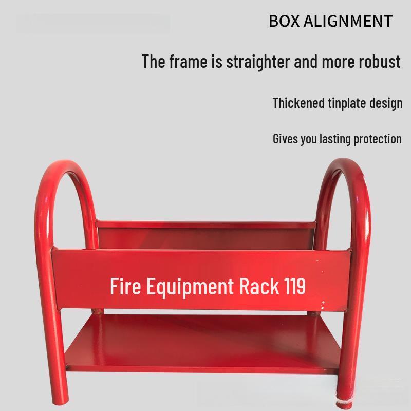 Fire Extinguisher Rack & Dry Powder Box with Bracket Base for 4kg, 5kg, 8kg Extinguishers - Free Shipping Included