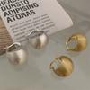 Fashion Jewelry Trendy Korean Style Earrings Ear Buckles Women Frosted Earrings Stud Earrings