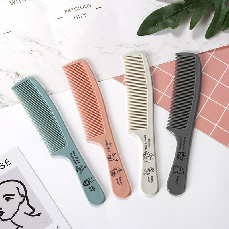 Удобные и густые зубцы, расческа для волос «конский хвост», вьющиеся волосы, парикмахерская расческа, утолщенная расческа, салон