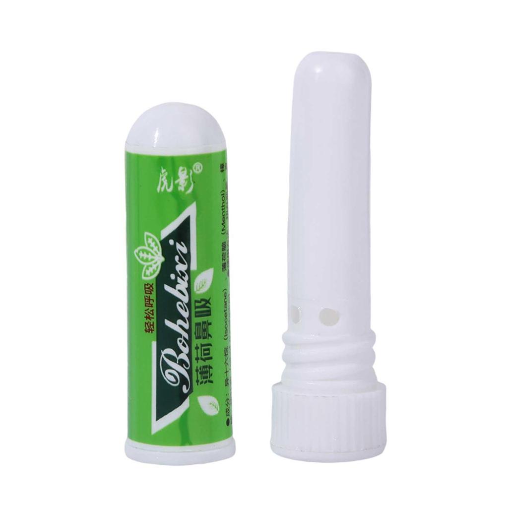 Nasal Inhaler Mint Essential Oil Refreshing Aromatherapy Oil Fatigue Rhinitis Cooling Inhaler R U5X3