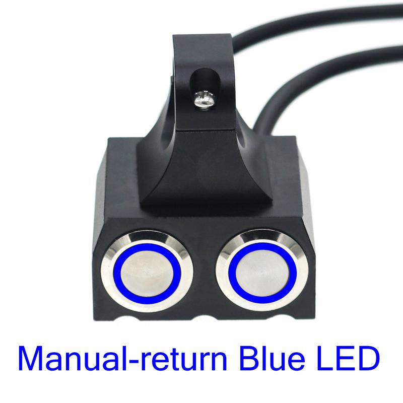 LMoDri с ЧПУ из алюминиевого сплава, мотоциклетные переключатели, переключатель на руль, двойная кнопка управления, мигалка для фар, динамик