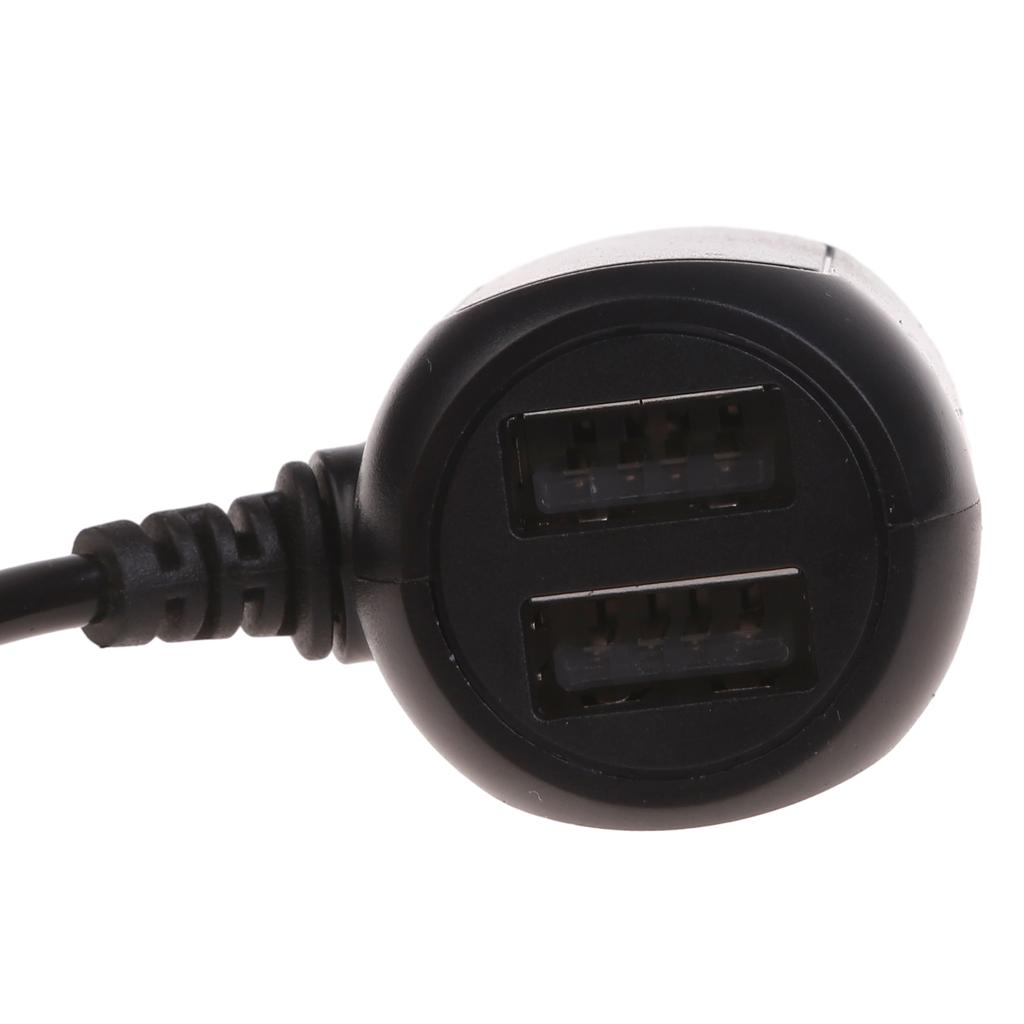 Компактный адаптер питания для видеорегистратора на приборную панель, мини-USB автомобильное зарядное устройство, кабель с USB-выходом 5V3.5A, мини-USB-выходом 5V2A