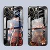Чехол для iPhone 17 Pro Max 14 13 11 8 15 Plus XR 16 Air 12 Dragon Ball Крутой Аниме Чехол Стеклянный Чехол для Телефона