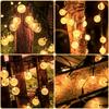 Solar Crystal Ball String Lights with 20–100 LEDs – Waterproof Outdoor Fairy Lights with 8 Modes for Garden Christmas Decoration