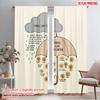 2pcs 2D Flat Printing Drapes Things I Can Control Learn From Mistakes Polyester Without Electricity Party Decorations for Room