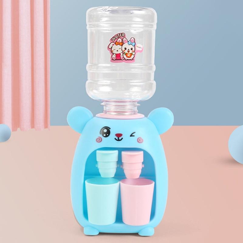 9x18.5cm/3.54x7.28in Girls Water Dispenser Children Lifelike Kitchen Appliance Educational Set Toys for 3-8 Year Old