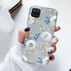 Чехол для телефона Samsung A12 M12 F12 Цветочный силиконовый чехол для Samsung Galaxy A12 5G Fundas Coque Прозрачный мягкий Capas Цветок ТПУ