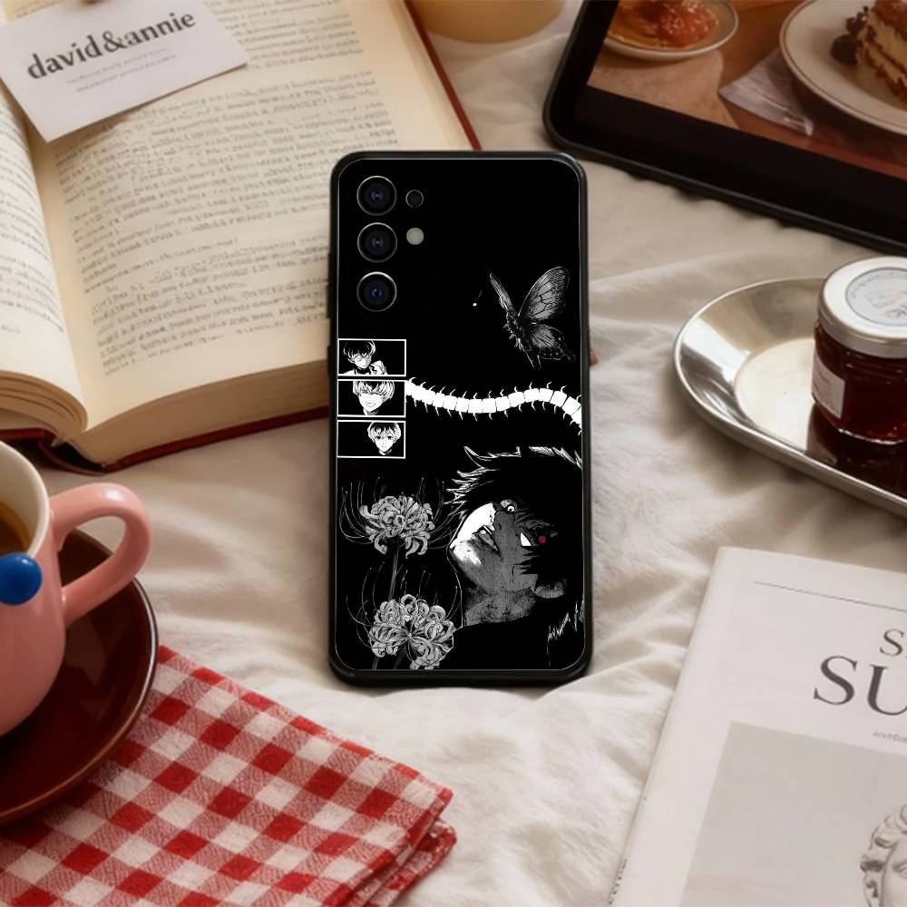 Кэнеки Кен Т-Токийский Г-Гуль Чехол для телефона для Samsung S 25,24,23,22,30,21,10,9,Ultra,Plus,Lite,FE,4,5 G Мягкий черный чехол