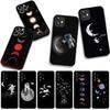 Для Motorola Moto G04 G13 G14 G22 G23 G20 G32 G34 G35 G64 G82 G84 G53 G60 G72 E14 E15 E13 E20 Чехол Небесный Астронавт Луна Звезды