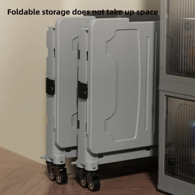 Household Goods Household Multi-functional Portable Folding Shopping Trolley, Trailer, Camping, Large-capacity Storage Box