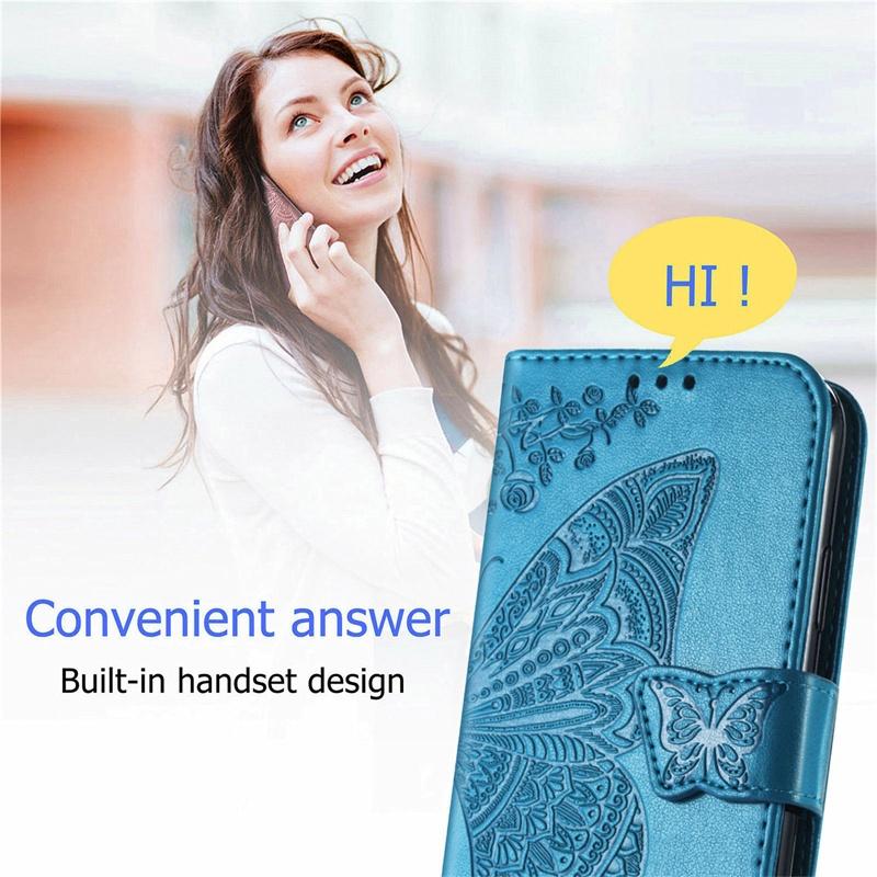 For OnePlus1+ Ace Nord CE 4 Lite 5 15 15R 15T Racing Ultra N20 N30 SE N200 Turbo 6 4G 5G Case Flip Leather Wallet Cover Card Holder Cute Butterfly
