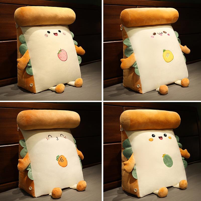 Soft Bed Back Cushion Pillow Waist Cushion Triangular Pillow Bed Pillow Sleeping Waist Pillow Sofa Cushion Floor Cushion