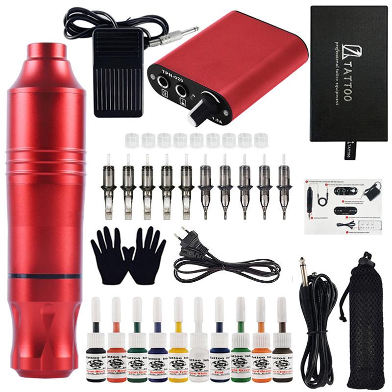 Набор моторных ручек для татуировок Набор ручек для татуировок Полный комплект оборудования для практики татуировки