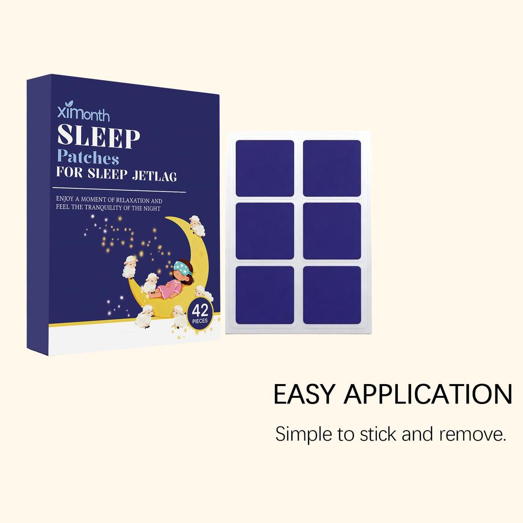 42 шт. Наклейка Ximonth для сна снимает усталость помогает быстро заснуть долгодействующий пластырь для сна пластырь для кондиционирования при бессоннице для качественного отдыха
